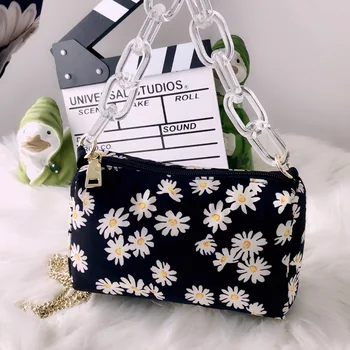 

Daisy Shoulder xie kua bao Female Summer New Korean Fashion Underarm Package Personality Simple Trend Handbags Wholesale