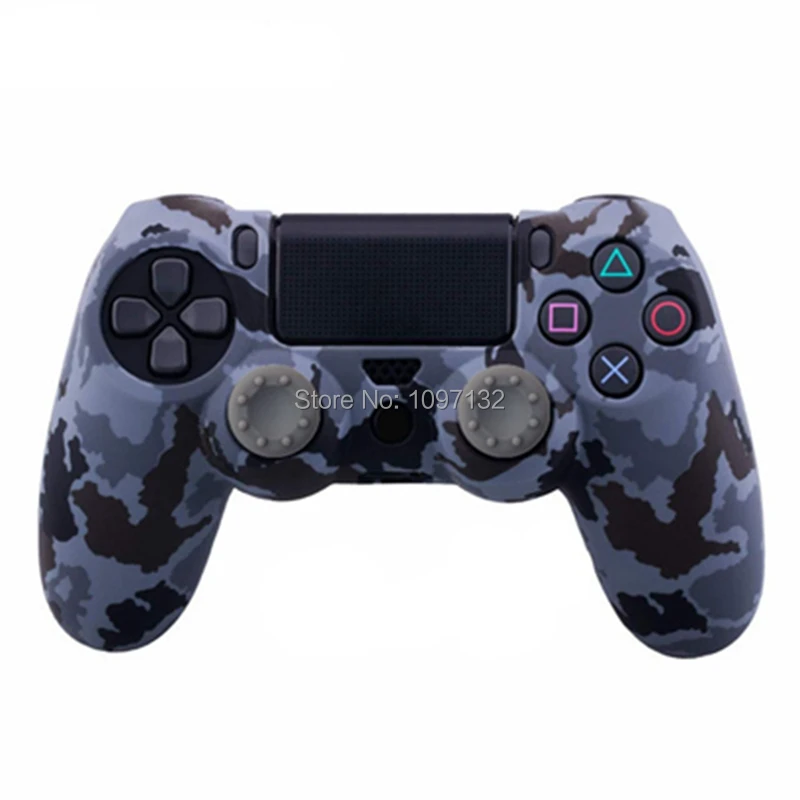 PS4 Камуфляжный силиконовый защитный чехол для sony Playstation 4 контроллер для Dualshock 4 Slim Pro геймпад