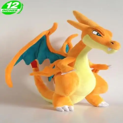 Мега Charizard XY фигурка сине оранжевая плюшевая кукла мягкие животные огненный эльф