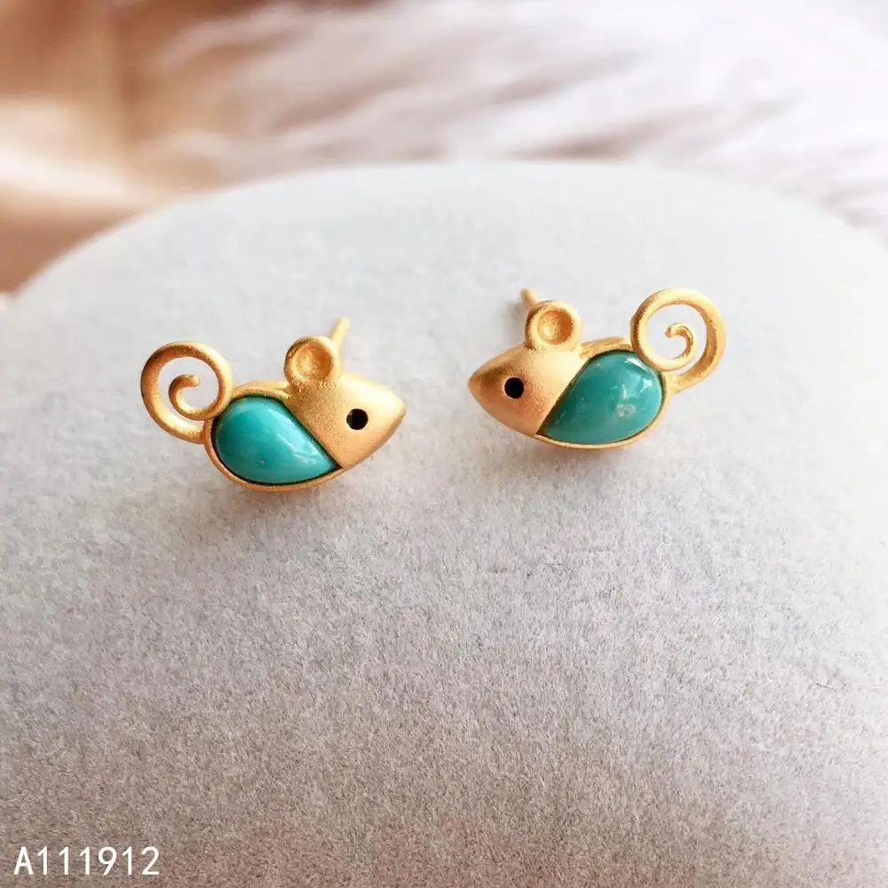 Женские серьги-гвоздики из серебра 925 пробы | Украшения и аксессуары