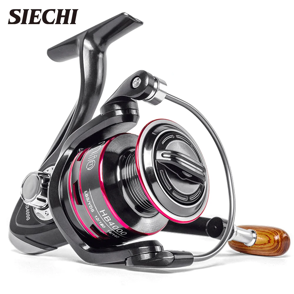

SIECHI Fishing Reel All Metal Spool Spinning Reel 8KG Max Drag Stainless Steel Handle Line Spool Saltwater Fishing Accessories