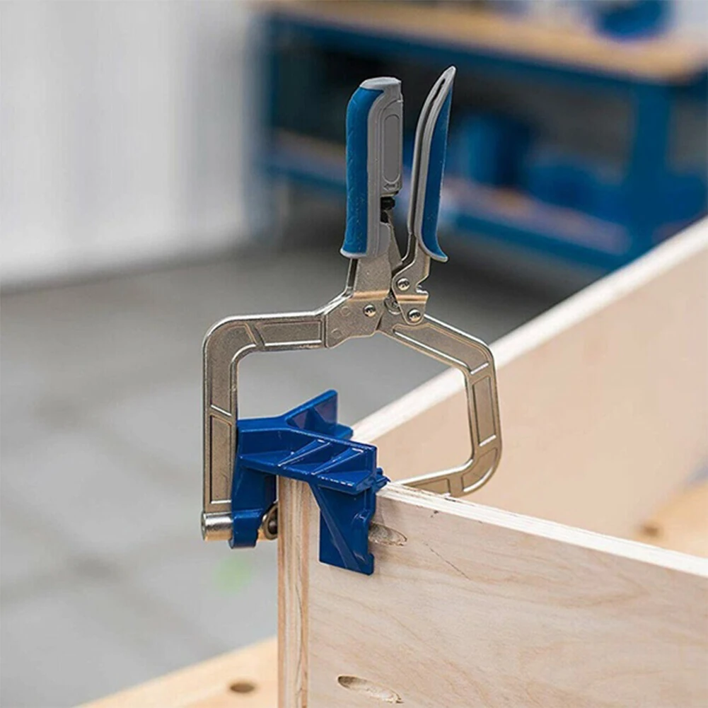 

New 90 Degree Right Angle Woodworking Clamp Picture Frame Corner Clip Hand Tools Clamps for Woodworking
