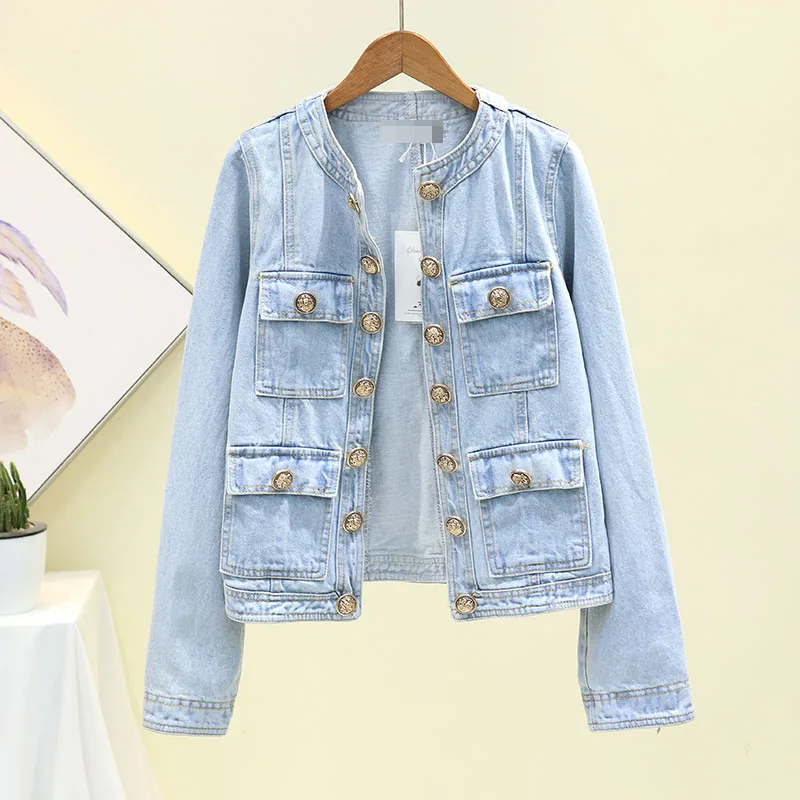 Streetwear steampunk jeans denim jas vrouwen herfst Koreaanse modieuze lange mouwen jean womens jassen 2019 nieuwe collectie Streetwear steampunk jeans denim jas vrouwen herfst Koreaanse modieuze lange mouwen jean womens jassen 2019 nieuwe collectie