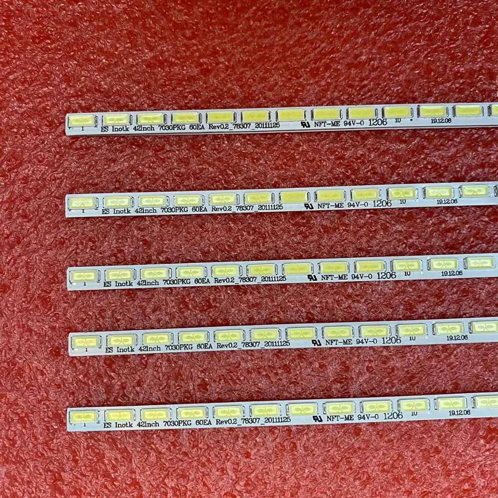 Новинка 5 шт./лот 60LED светодиодная подсветка полоса для LG 42LS5600 42LS560T 42LS570S 42LS575S