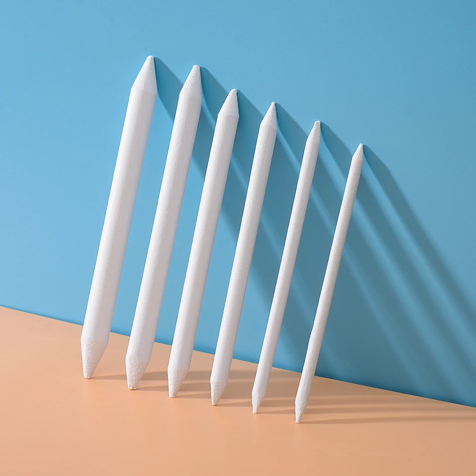 6 Pcs Double Head Durable Paper Pencil Blending Smudge Stick Art ...