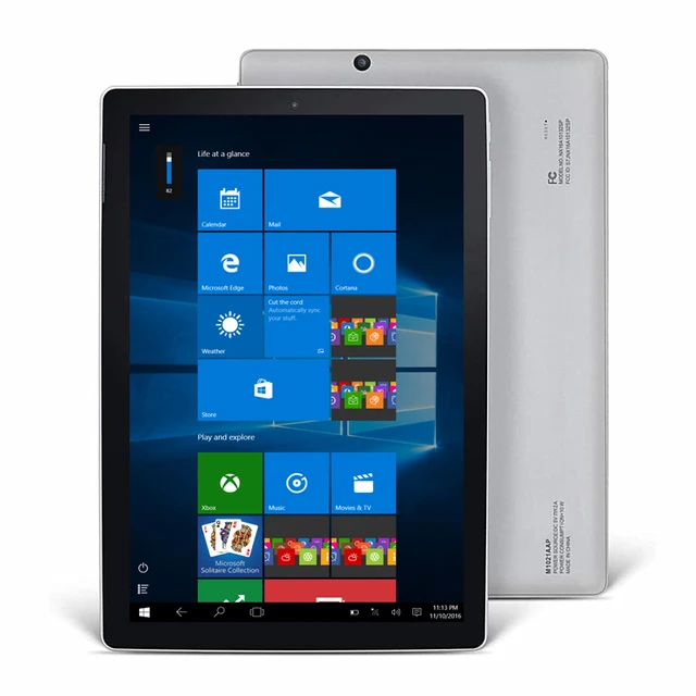 New Year Top Sales 10.1'' Tablet PC Windows 10  NX16A 2G RAM 32GROM X5-8350 CPU 5000mAh Battery Dual Cameras Quad Core Wifi 2