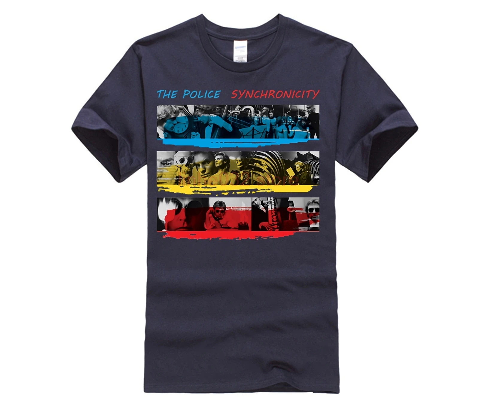 The Police Футболка мужская UK Rock Band Synchronicity концертная футболка с коротким рукавом