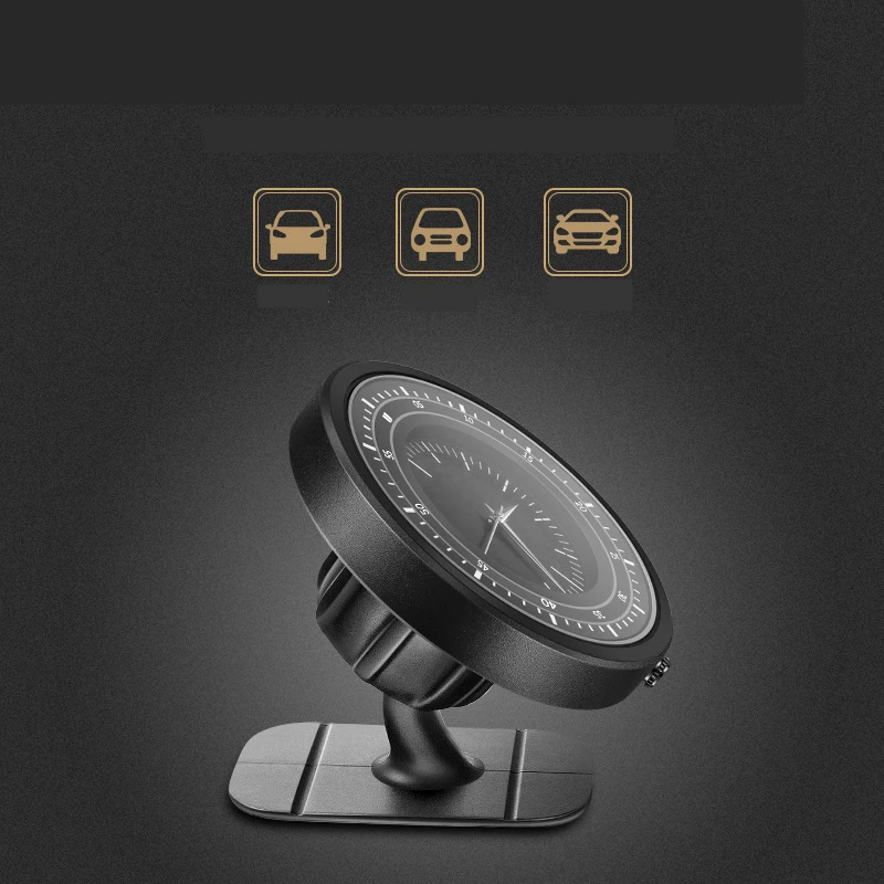 Автомобильные часы держатель телефона в автомобиль подставка для смартфонов Voiture автомобиль поддержка мобильного телефона универсальный