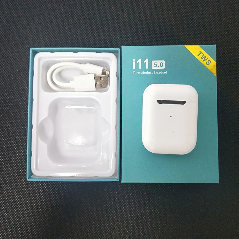 

2019 best sale i11 TWS headphone Wireless i11 tws Earphone Bluetooth 5.0 Earbud Touch Control mic Headset for All Smart Phone