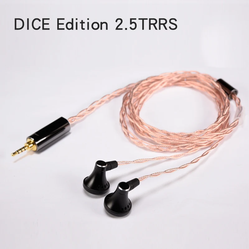 Venture Electronics VE Sun Высокое сопротивление HIFI наушники вкладыши - Цвет: SUN DICE  2.5TRRS
