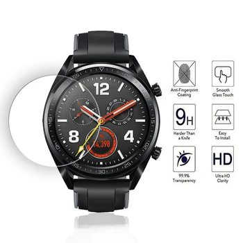 

1 unit 2.5D 9H Explosion-proof Tempered Glass Protective For Huawei Watch GT 35.5mm SmartWatch Screen Protector Film cover case