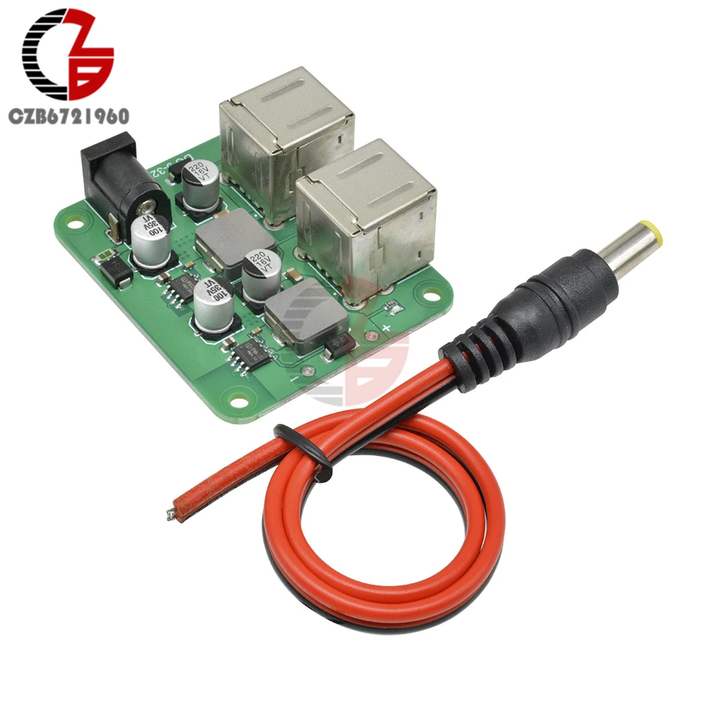 4USB Бак Шаг вниз Питание модуль DC-DC 9 V-32 V постоянного тока до 5V Напряжение регулятор регулируемый Мощность конвертер трансформатор постоянного тока 4 порта USB
