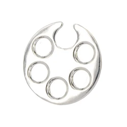 Cute Footprint Design Mini Nail Art Color Mixing Palette Ring (Round)