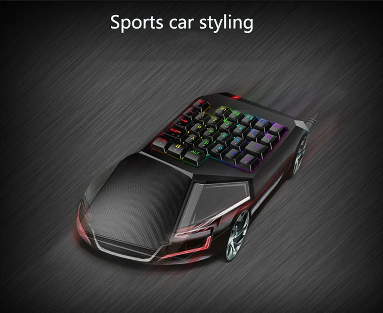 T9 Plus Mechanical Gaming Keyboard one hand keyboard