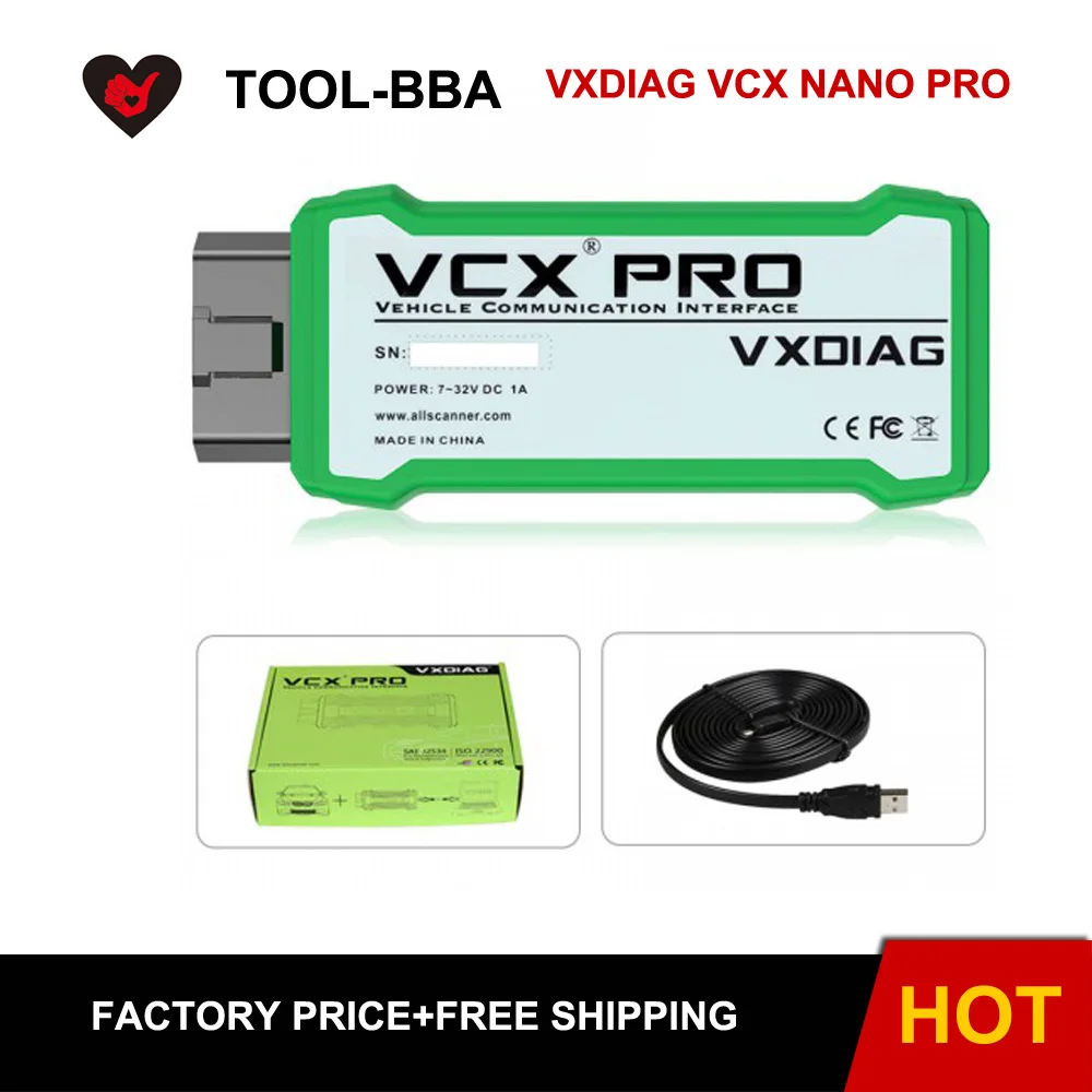 VXDIAG VCX NANO PRO 7 в 1 для нескольких автомобилей Авто диагностический инструмент |