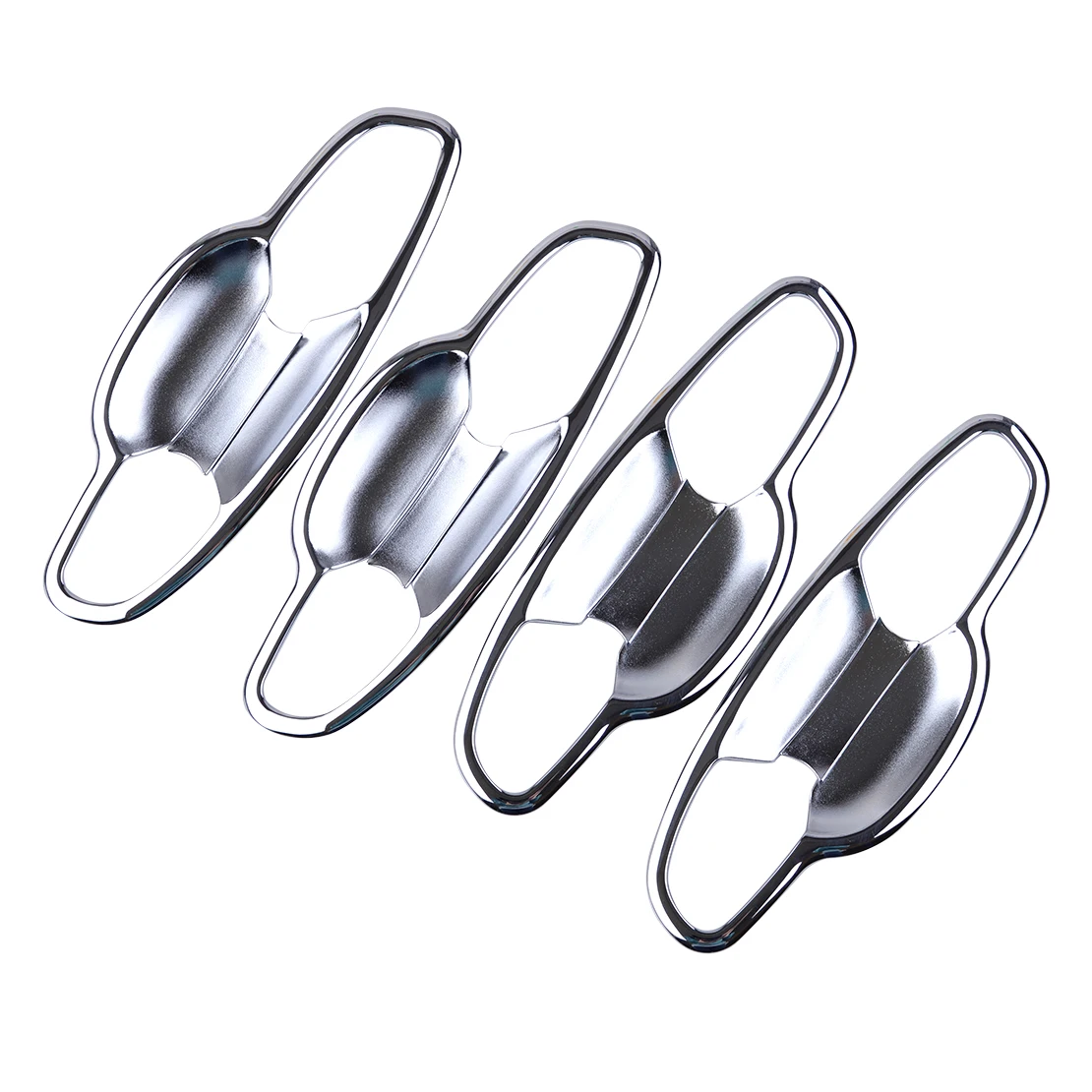beler 8pcs Silver Plastic Car Door Handle Bowl Cup Cover Trim Molding Fit For Kia Sportage QL 2017 2018 2019 2020 | Автомобили и