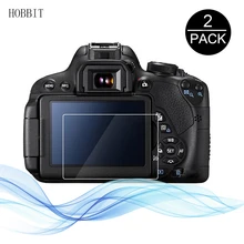 2Pcs 9H Tempered Glass For Canon EOS R R5 R6 Ra RP M M2 100D 200D 250D 600D 650D 700D 2000D 9000D 1Dx 1Dc Screen Protector Film