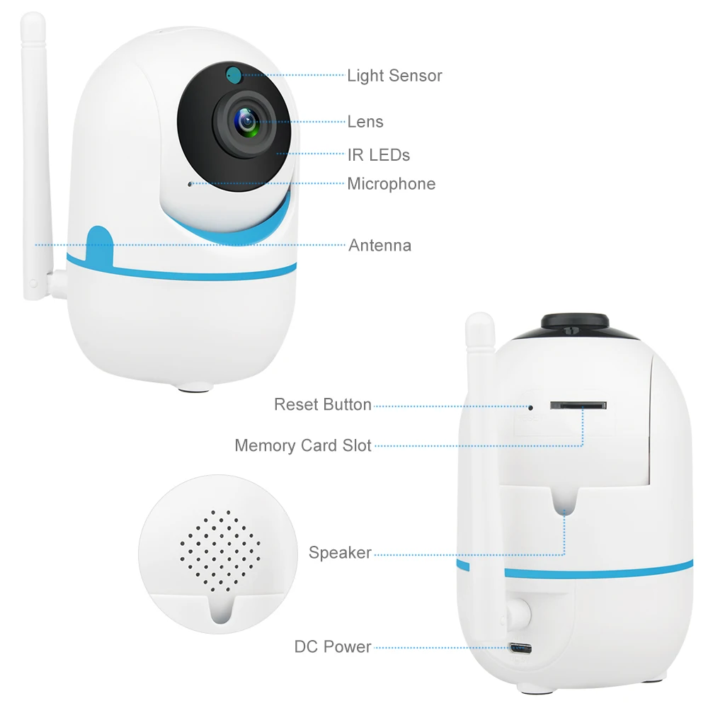 Новинка, Defeway, 1080 P, беспроводная ip-камера для домашней безопасности, ip-камера наблюдения, Wifi, ночное видение, CCTV камера, детский монитор