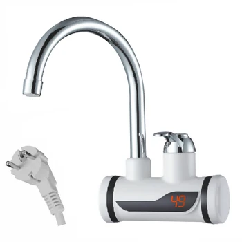 

LemonBest Kitchen Quick Heat Water Heater 3 Second Quick Hot Cold Dual Purpose Instant Tankless Electric Hot Water Heater Faucet