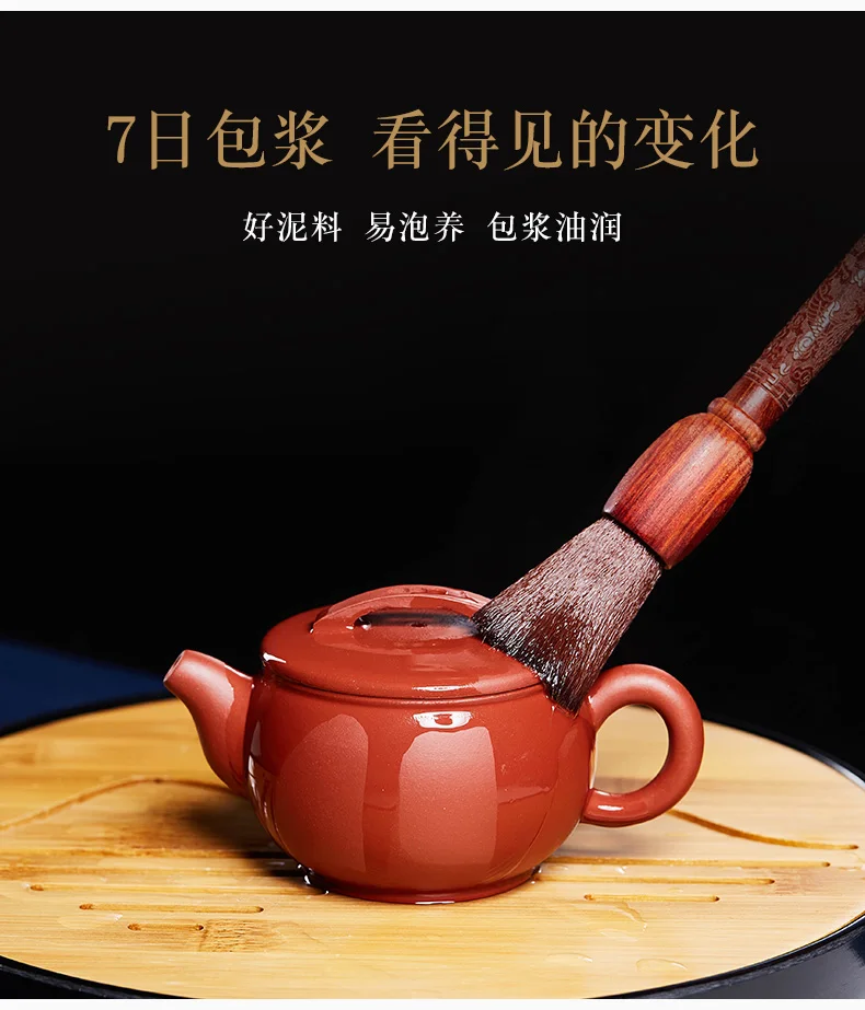 Yixing roxo pote de argila manual puro