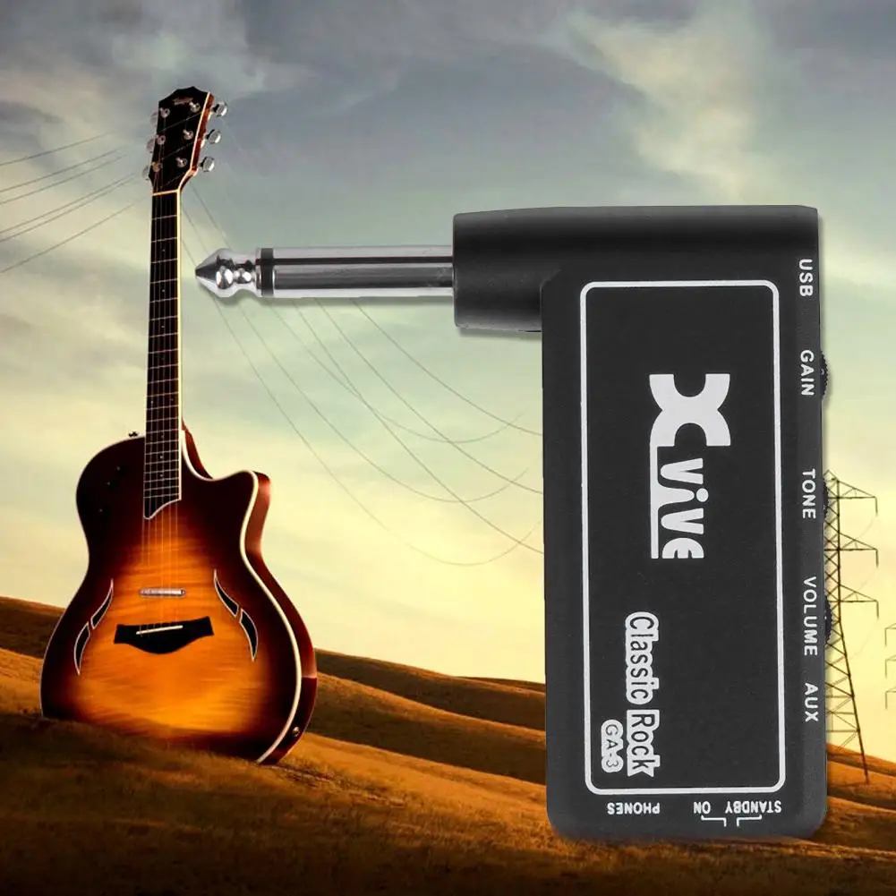 Distortion Effect Top Quality Guitar Accessories Parts Portable Electric Guitar Amplifier Amp Mini Headphone Amp Built in