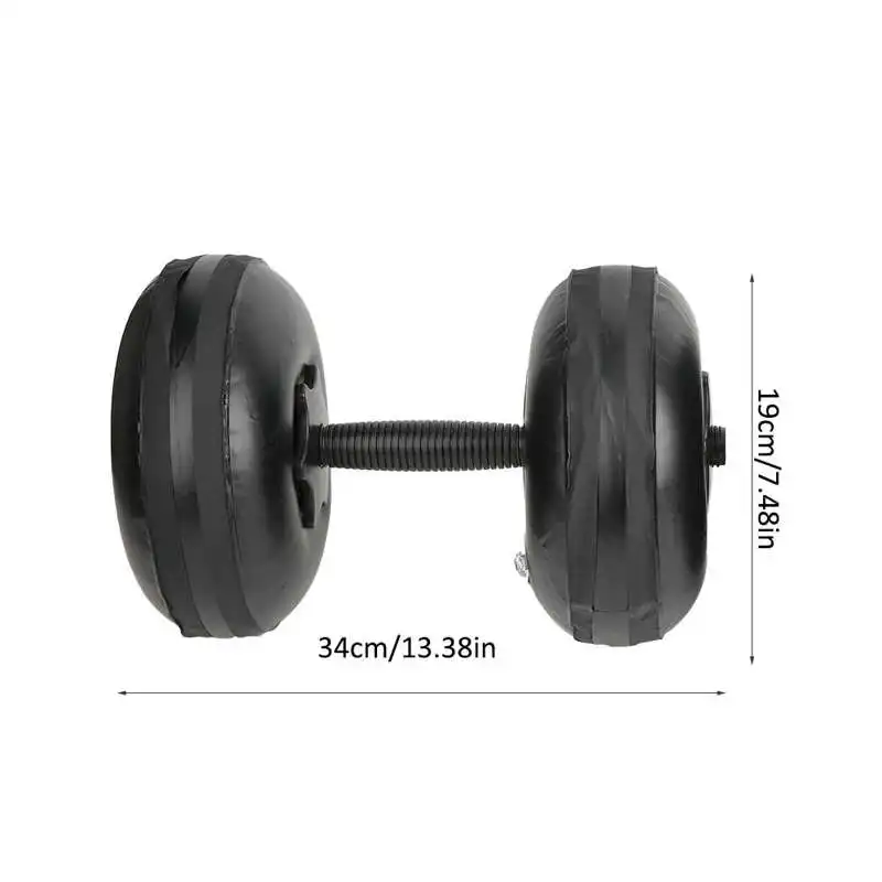 8-10kg Adjustable Water Dumbbell Fitness Dumbbells Woman Body Building Yoga Gym Training Sport Equipment