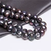 Black Natural Baroque Pearls Beads Bulk Nuggets Freshwater Round Potato Button Coin Pearls For Jewelry DIY Making 14