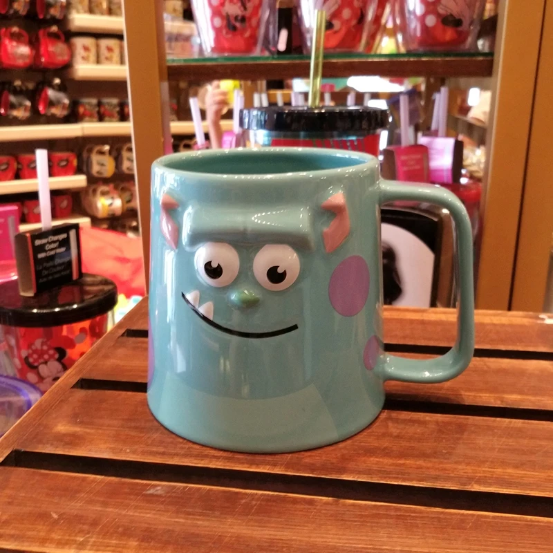 Disney мультяшная кружка Университет Монстров плюшевый Салливан керамическая