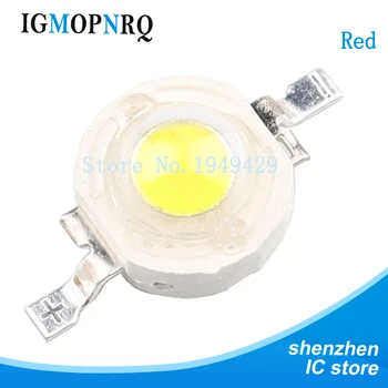 

10PCS/LOT 3W LED Red 3.4 - 3.6v high power led beads high brightness