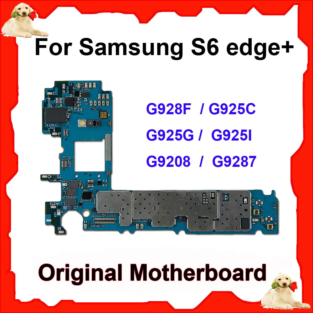 

Original Mainboard Unlocked Motherboard For Samsung Galaxy S6 edge+ Plus G9208 G9287 G928F G928C G928G G928I Logoic Board OS