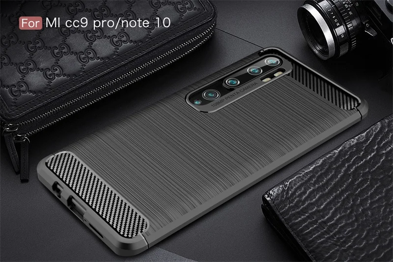 Чехол для телефона s для Xiaomi Mi Note 10, чехол из мягкого силикона и углеродного волокна, ударопрочный чехол для задней панели для Coque UL 10 10 Coque funda 6,47 дюймов