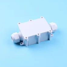 Белый 2 пути кабель провода разъемы распределительная коробка IP68 Водонепроницаемый Sunproof с терминалом