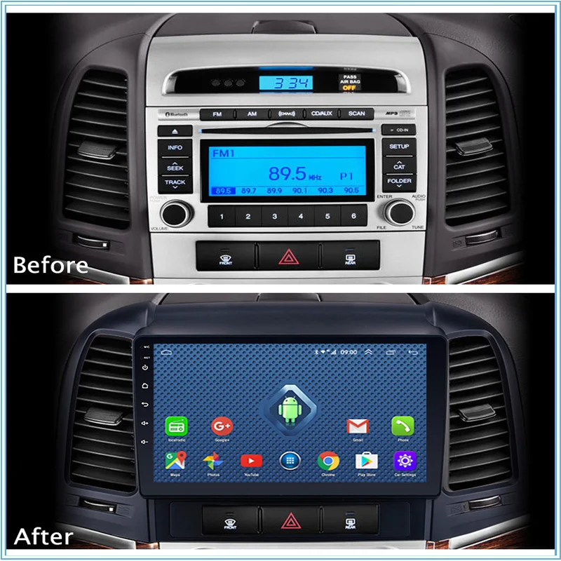 Автомобильная Мультимедийная система 4G Lte All Netcom Android 8 0 9 дюймов GPS радио стерео