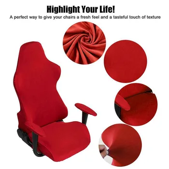 

'The Best' Chair Cover Game Room e-Sports Swivel Chair Slipcover with Armrest Cover 889