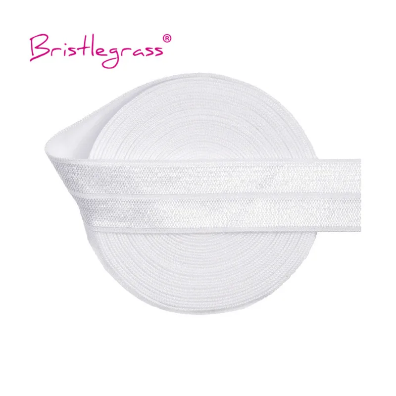 Sparkling Satin Elastic Ribbon for Crafts and Accessories - 3/4 Width, Multiple Lengths Available