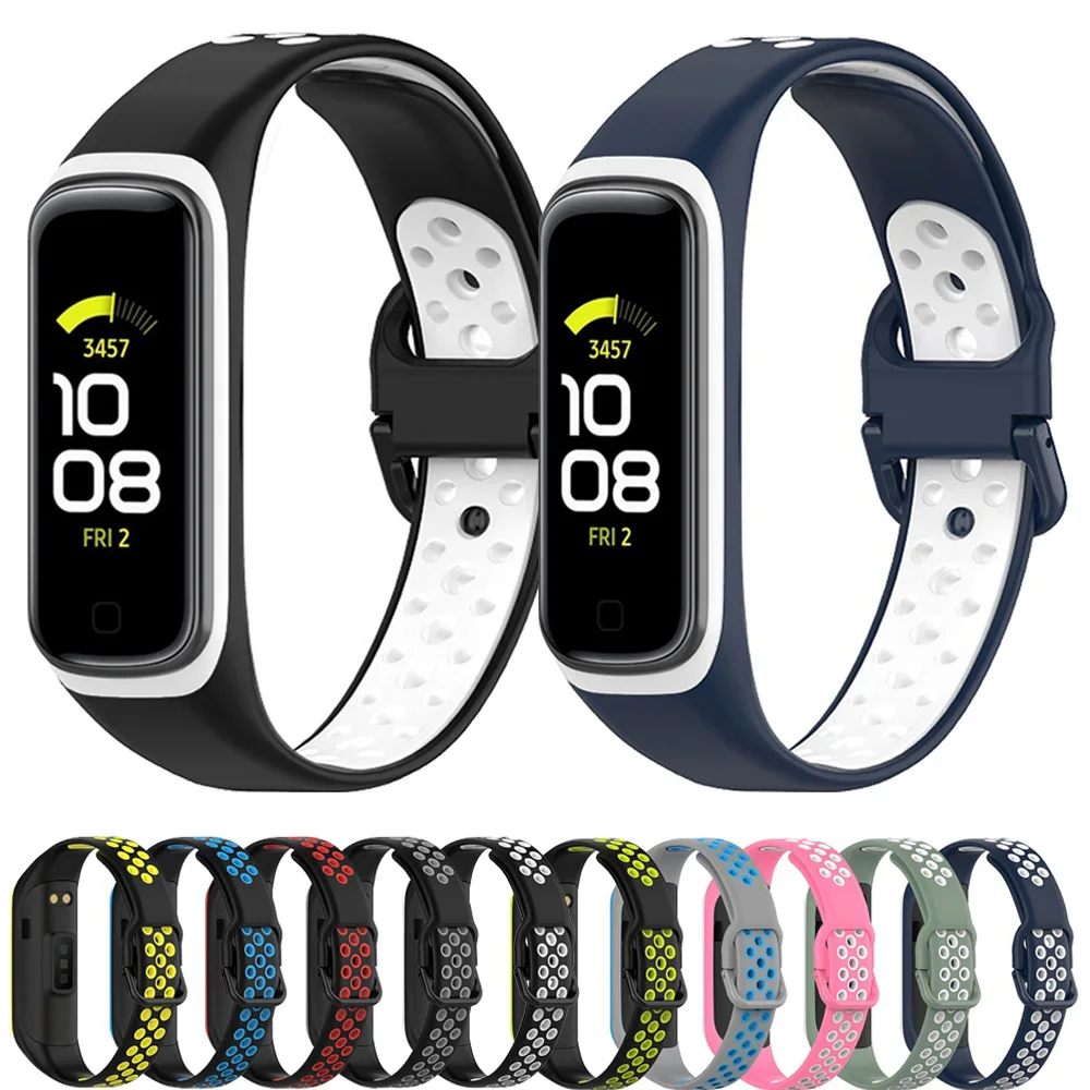 Ремешок для Samsung Galaxy fit 2 умный Браслет спортивный силиконовый ремешок дышащий