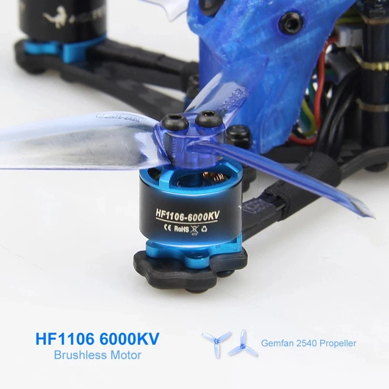 HGLRC Parrot120 Pro 120 мм F4 зубочистка FPV BNF w/1106 мотор Caddx.us Turbo Eos2 гоночный Дрон для RC маленький подарок детские игрушки