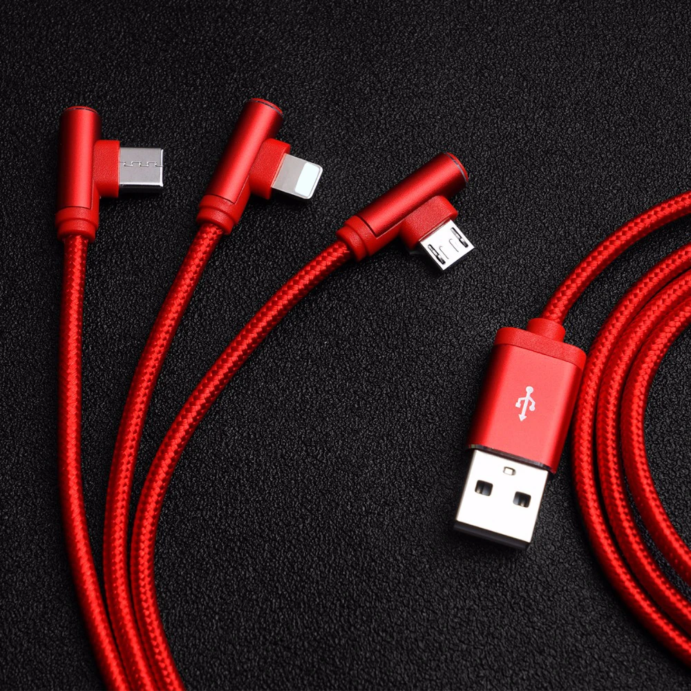 ORICO 3 в 1 USB кабель для мобильного телефона Micro usb type C кабель зарядного устройства для iPhone samsung 6X7 8 10 xiaomi зарядный кабель