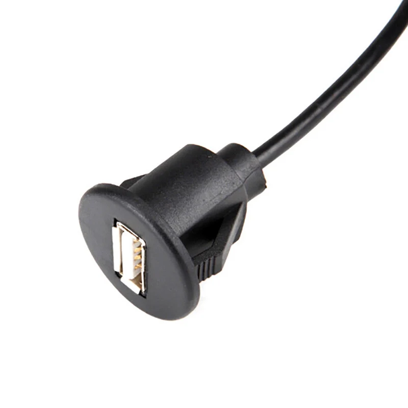 1/2 м Автомобильная приборная панель с креплением USB 2,0 папа-мама панель расширения кабель JLRL88