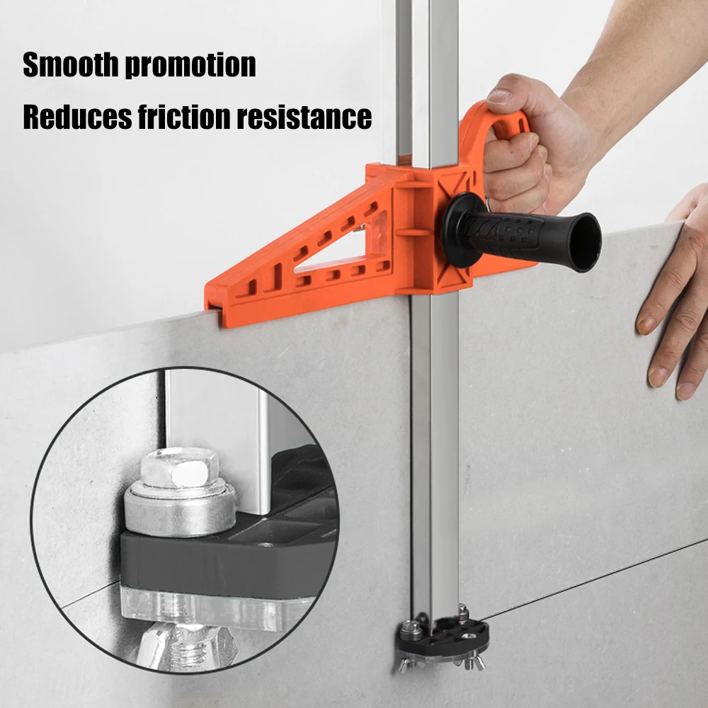 New Manual High Accuracy Gypsum Board Cutter Hand Push Drywall Cutting Artifact Tool with 4 Bearings 20-600mm Cutting Range
