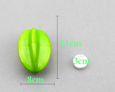carambola Моделирование фрукты; наряд для фотосессии для дома, офиса, украшение детские игрушки учебных пособий вспененный материал - Цвет: carambola