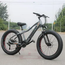 Snow Electric Bike 27 Speed 10AH 36V 350W Built-in Lithium Battery Electric Bike Electric 26-inch Off-road Beach Electric Bike