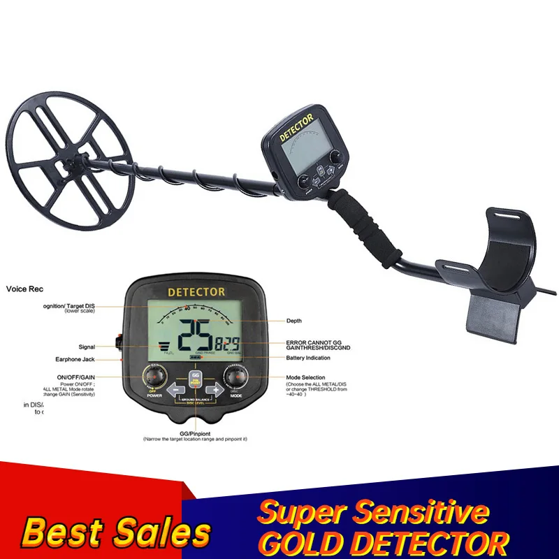 Metal Detector Underground 880 High Sensitivity Liquid Crystal