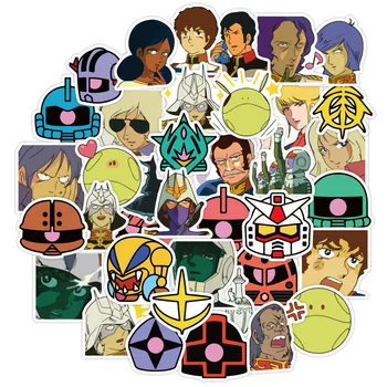 

40Pcs Cartoon GUNDAM Scrapbook Stickers Anime Graffiti Stickers for Suitcase Skateboard Laptop Luggage