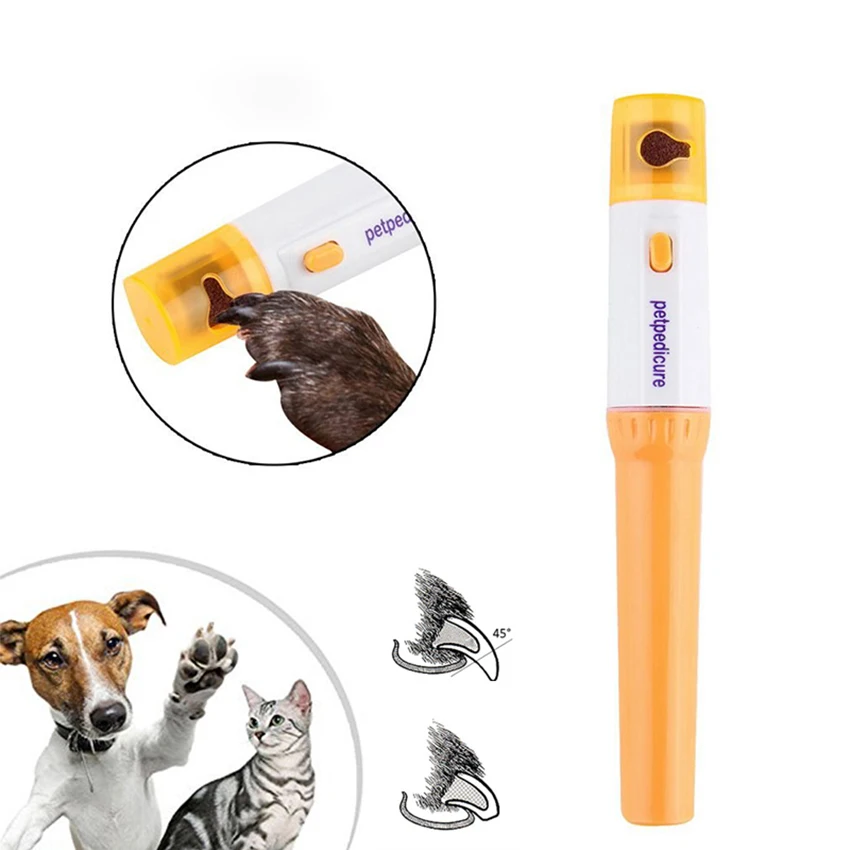 Cortauñas eléctrico para perros y gatos cortauñas profesional para gatos, tijeras para garras, amoladora de uñas
