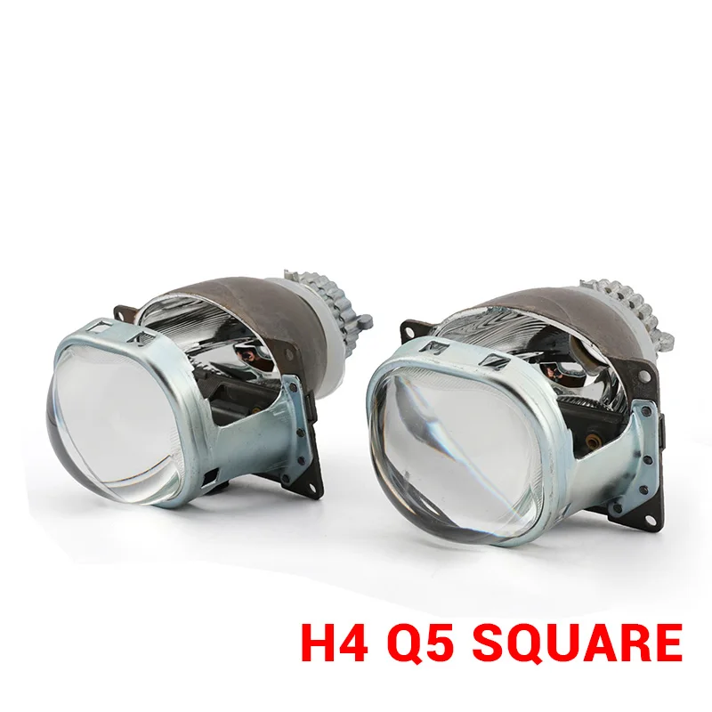 US $60.19 ROYALIN Full Metal Headlight Lens For Koito Q5 Bi Xenon Projector Lenses H1 H4 H7 9005 9006 D2S D2H Car Lights Retrofit