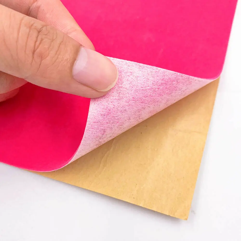 Soft Surface Self-Adhesive Velvet Fabric Sheets for DIY Art & Crafts, Jewelry Boxes, and Drawer Liners
