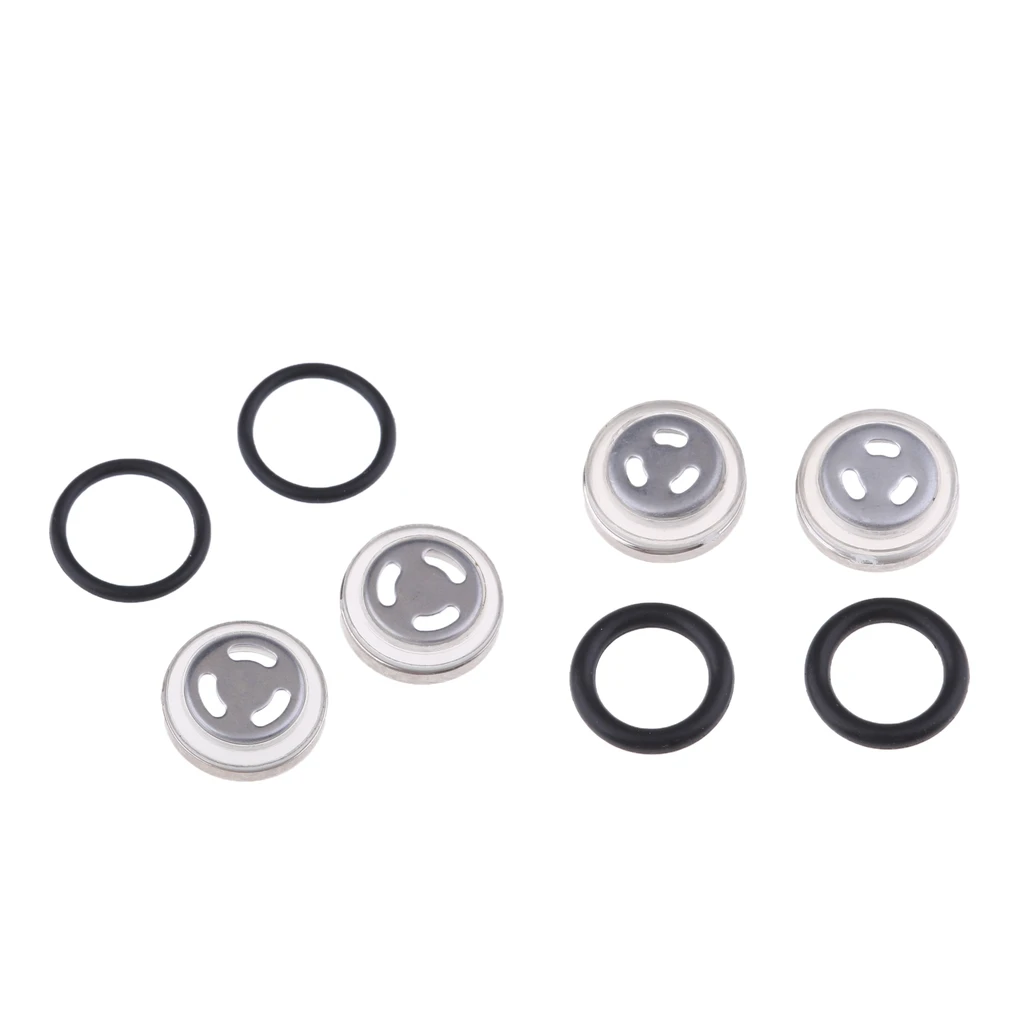 MagiDeal 4xATV Brake Master Cylinder Reservoir Sight Mirror Gasket 18+12mm