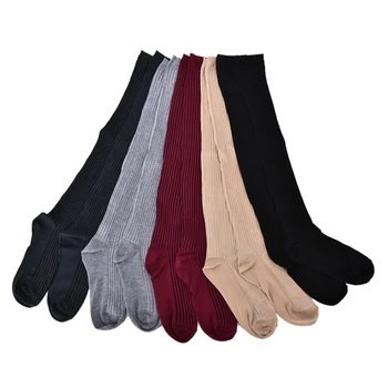 

Socks Fashion Stockings Casual Cotton Thigh High Over Knee Socks Long Cotton Stockings Warm