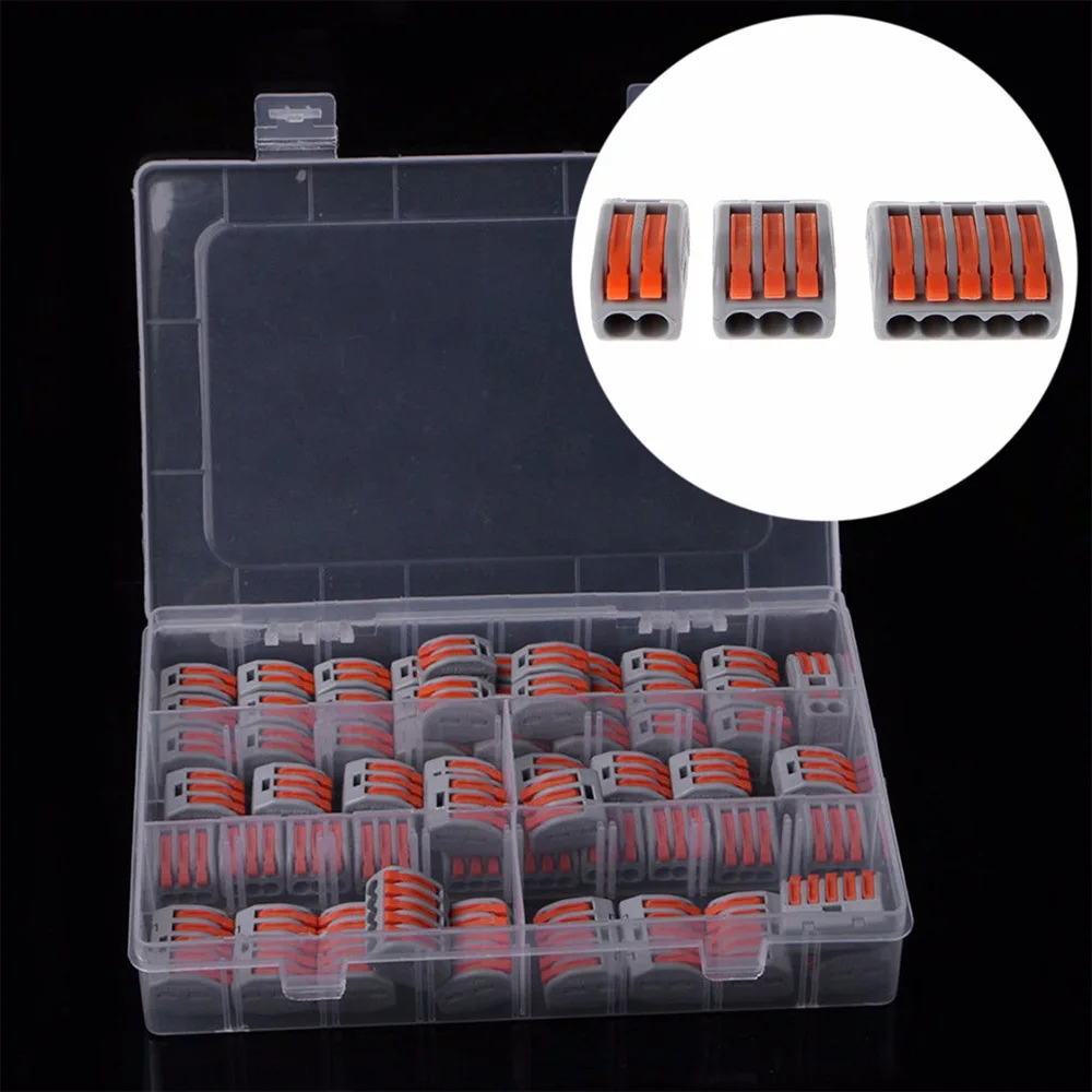 

Pct-212/213/215 Wire Connector Boxed Fast Joint Connection Terminal 60pcs
